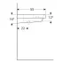 Lavoar pentru copii Geberit Bambini cu bazin lateral pentru spuma 60 cm picture - 3