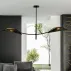 Lustra Emibig Lotus 2 negru/auriu picture - 3