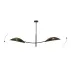 Lustra Emibig Lotus 2 negru/auriu picture - 4