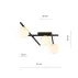 Lustra Emibig Smart 3 negru/opal picture - 5