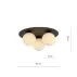 Lustra Emibig Solar 3 negru/opal picture - 5