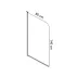 Paravan de cada Fluminia Round 1 80x140 cm sticla securizata picture - 2