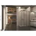 Paravan de dus tip Walk-in SanSwiss Easy STR4P Loft 72 negru mat 80x200 cm sticla securizata 8 mm picture - 2