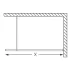 Paravan de dus tip Walk-in Roth EI TWF 80x200 sticla securizata 6 mm, brat de sustinere 120 cm picture - 2