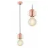 Pendul Rose Gold industrial fasung cu spire vizibil Rea APP593-1CP picture - 1