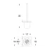 Perie WC Omnires Darling auriu picture - 2