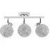 Plafoniera 3 surse de lumina crom abajur forma rotunda Rea Glamour APP672-3C picture - 2