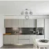 Plafoniera 3 surse de lumina crom abajur forma rotunda Rea Glamour APP672-3C picture - 5