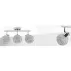 Plafoniera 3 surse de lumina crom abajur forma rotunda Rea Glamour APP672-3C picture - 6