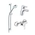 Set baterie lavoar baterie dus si set dus Kludi Pure&Easy crom picture - 1