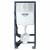 Set complet Grohe Sensia Arena vas wc suspendat, clapeta Skate Air crom, capac inchidere lenta si bideu electric, rezervor Grohe Rapid SL, kit spalare automata picture - 6