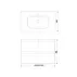 Set dulap baza suspendat Gala Daily gri 2 sertare cu lavoar 60 cm picture - 2