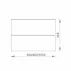 Set dulap baza suspendat Gala Shona alb 2 sertare blat 100 cm si dulap mediu picture - 3