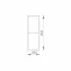 Set dulap baza suspendat Gala Shona alb 2 sertare blat 100 cm si dulap mediu picture - 4