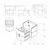 Set dulap baza suspendat Oristo Louis alb 4 sertare cu lavoar alb mat 144 cm picture - 11