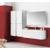 Set dulap suspendat si lavoar compozit Oristo Horyzont mdf alb 120 cm picture - 2