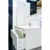 Set dulap suspendat si lavoar compozit Oristo Horyzont mdf alb 120 cm picture - 7