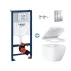Set rezervor Grohe Rapid SL cu clapeta Skate Cosmopolitan si vas wc Grohe Euro Ceramic Triple Vortex capac soft close picture - 1