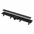 Set rigola dus cu capac negru mat Alca APZ10BLACK Simple 55 cm picture - 4