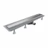 Set rigola pentru dus cu capac faiantabil Omnires Lowfix 70 cm argintiu picture - 1