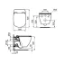 Set vas wc Ideal Standard Tesi AquaBlade cu capac soft close si rezervor Grohe cu clapeta alba Skate Air picture - 2