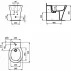 Set vas wc pe pardoseala BTW cu capac softclose slim si bideu Ideal Standard Connect Air Aquablade picture - 9