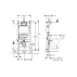 Set vas WC suspendat Ideal Standard I.life B cu capac slim softclose si set rezervor cu cadru incastrat si clapeta alba picture - 5