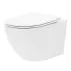 Set vas WC suspendat Rea Carlo Mini rimless alb cu capac softclose picture - 2