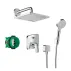 Sistem de dus incastrat Hansgrohe Crometta E 240 crom lucios picture - 1