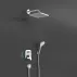 Sistem de dus incastrat Hansgrohe Crometta E 240 crom lucios picture - 2