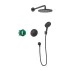 Sistem de dus incastrat Hansgrohe Raindance Select S 240 negru mat picture - 1