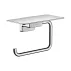 Suport hartie igienica cu raft Hansgrohe AddStoris crom lucios picture - 1
