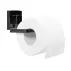 Suport hartie igienica Rea negru mat cu prindere fara gaurire picture - 1