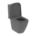 Vas WC pe pardoseala Ideal Standard i.life B gri lucios rimless picture - 2