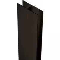 Profil extenstie cu accesorii de instalare 200 cm negru mat