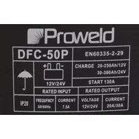 Redresor acumulatori 12V/24V Proweld DFC-50P, functie Start