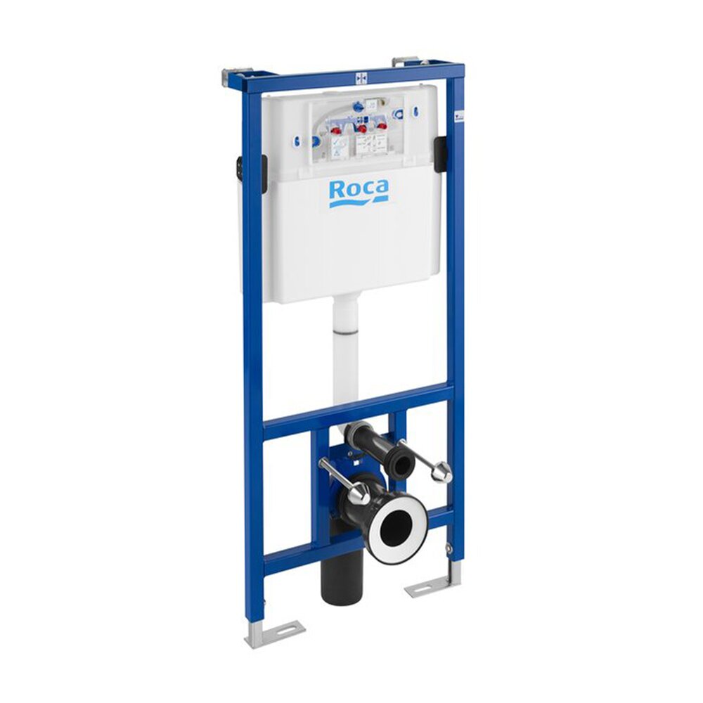 Rezervor incastrat Roca in-Wall Duplo cu cadru pentru wc suspendat