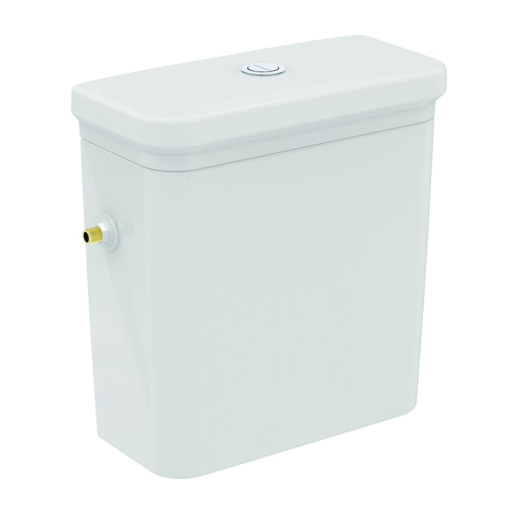 Rezervor pe vas WC Ideal Standard Atelier Calla cu alimentare laterala alb lucios