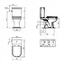 Rezervor pe vas WC Ideal Standard Atelier Calla cu alimentare laterala alb lucios picture - 9