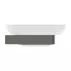 Savoniera Ideal Standard Atelier Conca design patrat gri Magnetic Grey picture - 3