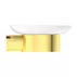 Savoniera Ideal Standard Atelier Conca design rotund auriu periat picture - 3