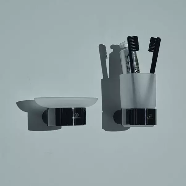 Savoniera Ideal Standard Atelier Conca design rotund gri Magnetic Grey picture - 2