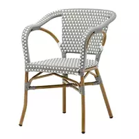 Scaun de gradina Asir Oasis maro/gri