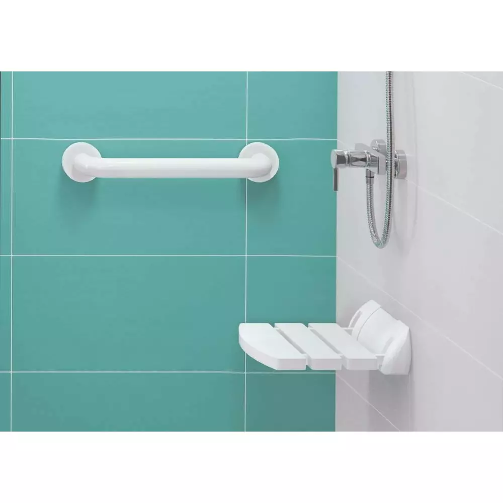 Scaun pentru dus rabatabil Deante Vital alb NIV_651A | Neakaisa.ro