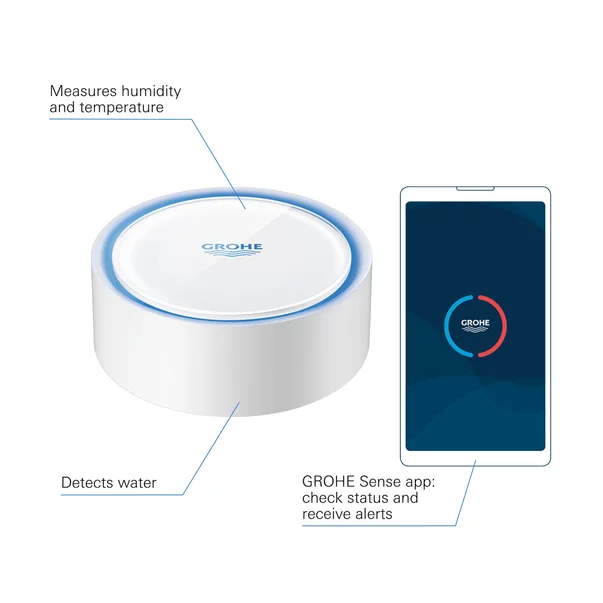Senzor control apa Grohe Sense smart WiFi alb picture - 6