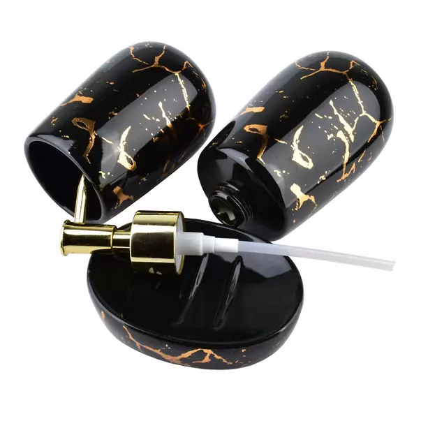 Set accesorii pentru lavoar Rea 322123  finisaj negru - auriu picture - 7