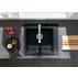 Set chiuveta bucatarie Hansgrohe Sink combi SilicaTec si baterie ComfortZone 200 negru - crom picture - 2