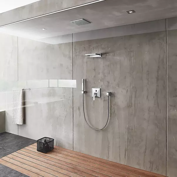 Set de dus cu porter Grohe Euphoria Cube crom lucios 1 tip de jet picture - 3