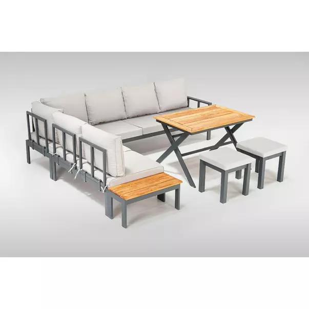 Set de gradina Asir Arya 016 antracit 4 piese picture - 8