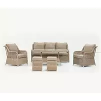 Set de gradina Asir Cenova 6 piese cappuccino picture - 2